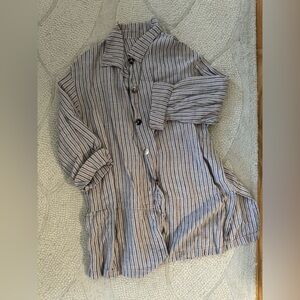 Via Vie Linen Chorecoat